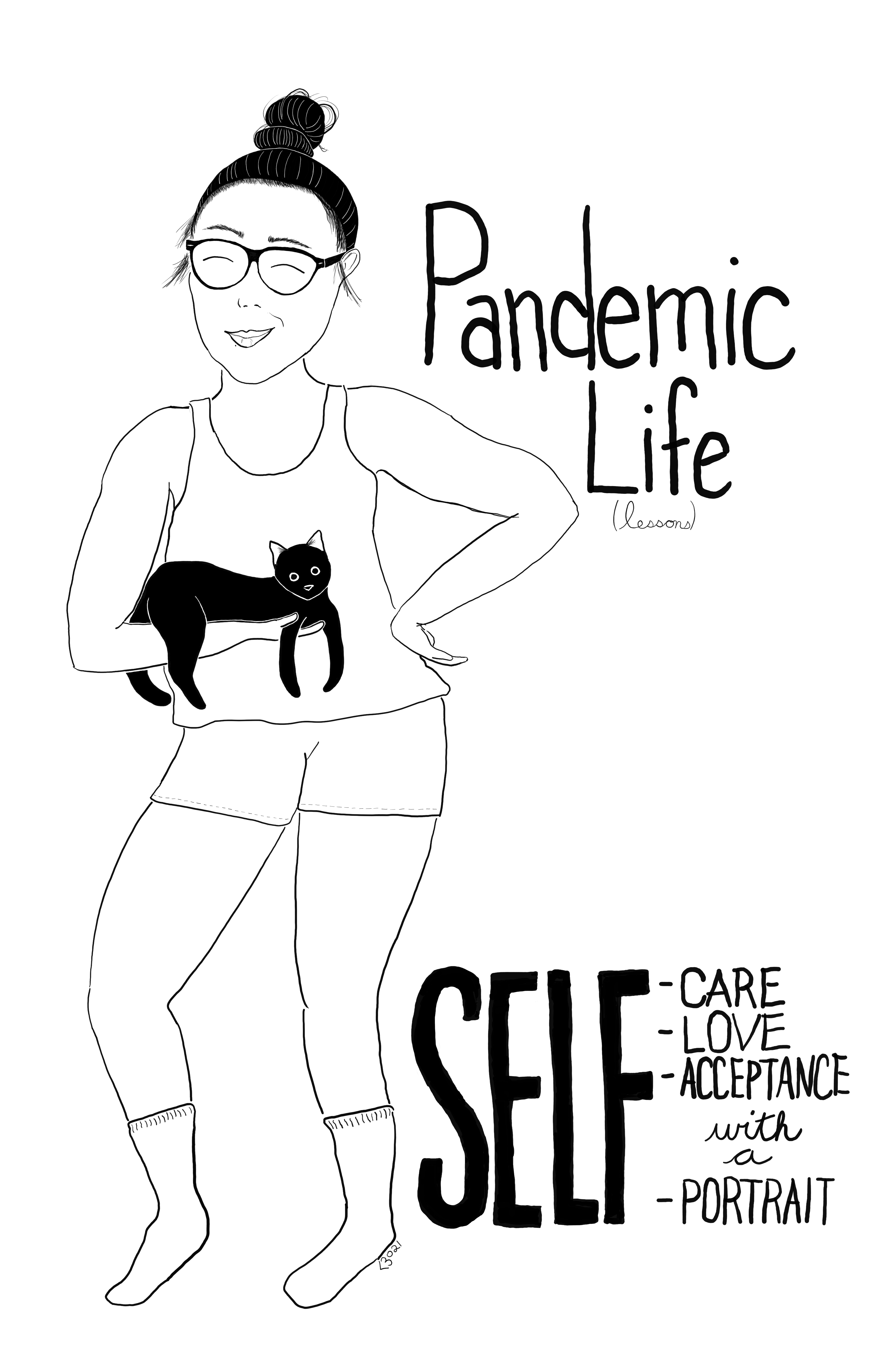 Self-Care, Self-Love, Self-Acceptance with a Self-Portrait